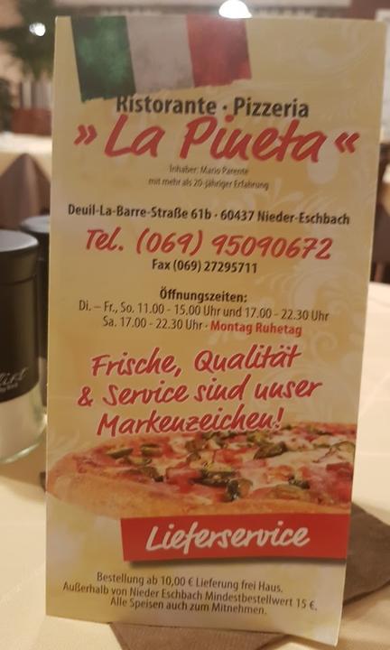 Pizzeria La Pineta